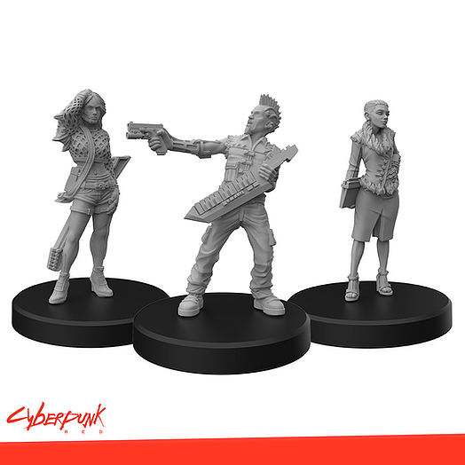 Cyberpunk Red RPG: Rockerboys A Miniatures