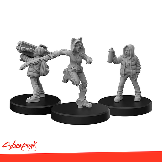 Cyberpunk Red RPG: Generation Red B Miniatures