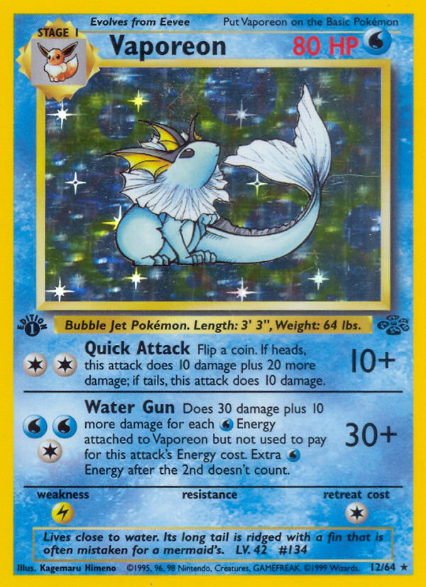 Vaporeon (12) (12/64) [Jungle]