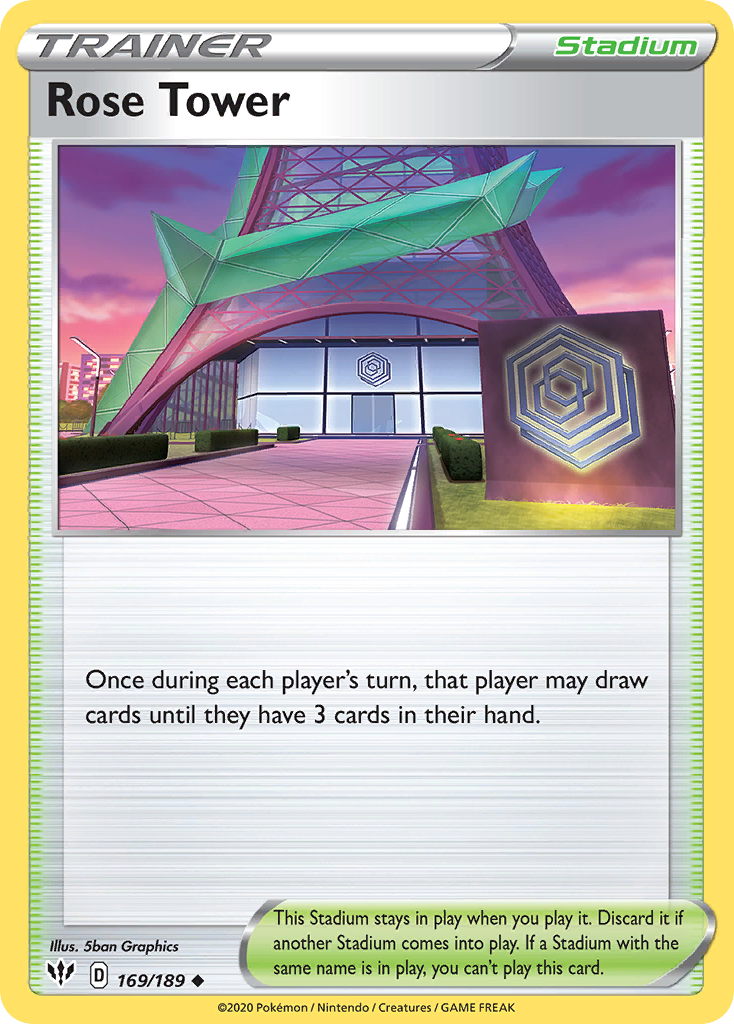Rose Tower (169/189) [SWSH03: Darkness Ablaze]