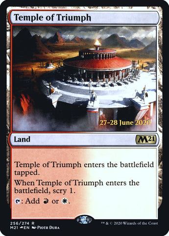 Temple of Triumph  [Core Set 2021 Prerelease Promos]