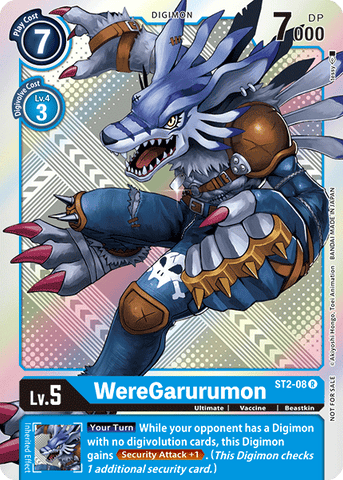 WereGarurumon [ST2-08] (Tournament Pack 2) [Starter Deck: Cocytus Blue Promos]