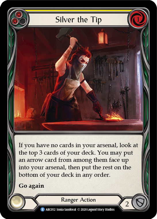 Silver the Tip (Yellow) (ARC052) [Arcane Rising]