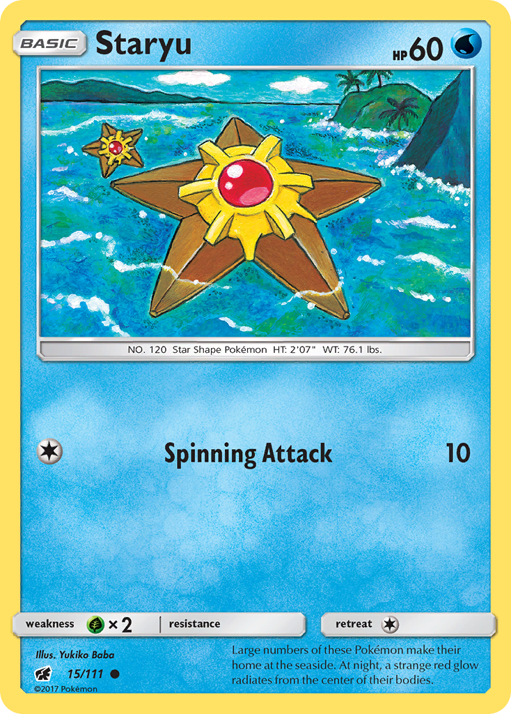 Staryu (15/111) [SM - Crimson Invasion]