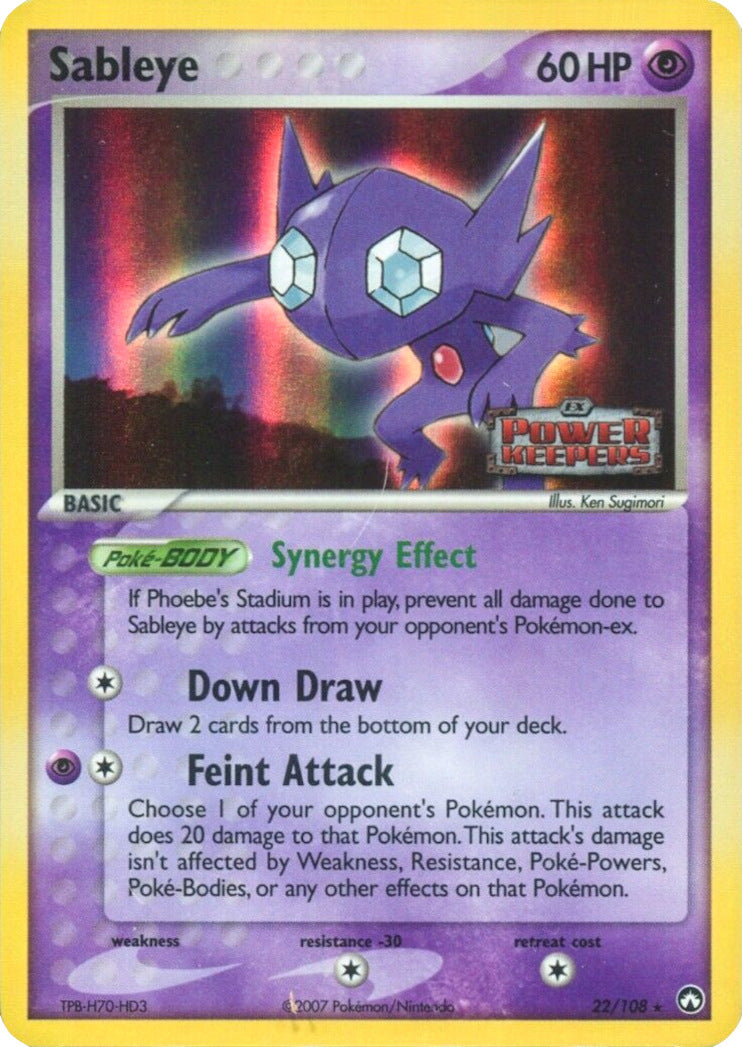 Sableye (22/108) [EX Power Keepers]