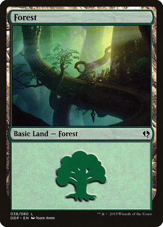 Forest (38) [Duel Decks: Zendikar vs. Eldrazi]