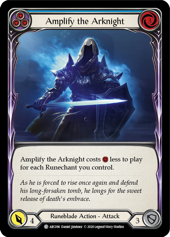 Amplify the Arknight (Blue) (ARC096) [Arcane Rising]