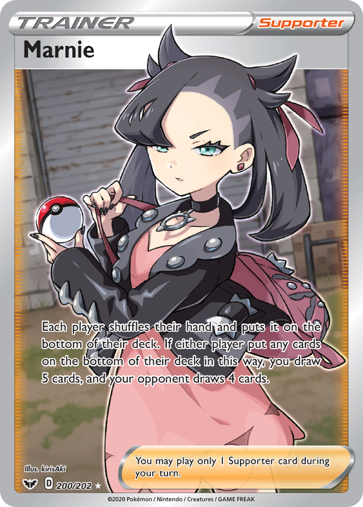 Marnie (Full Art) (200/202) [SWSH01: Sword & Shield Base Set]
