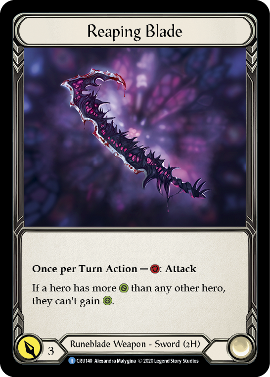 Reaping Blade (CRU140) [Crucible of War]
