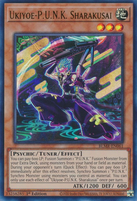 Ukiyoe-P.U.N.K. Sharakusai (BLMR-EN061) [Battles of Legend: Monstrous Revenge]