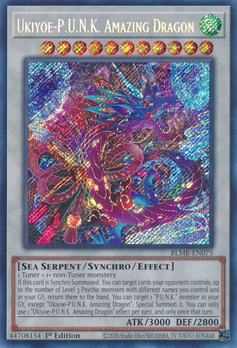 Ukiyoe-P.U.N.K. Amazing Dragon (BLMR-EN075) [Battles of Legend: Monstrous Revenge]