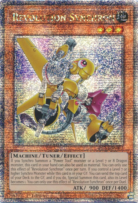 Revolution Synchron (Quarter Century Secret Rare) (DUNE-EN002) [Duelist Nexus]