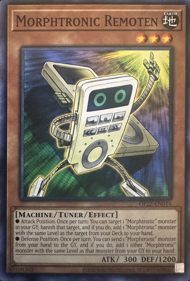 Morphtronic Remoten (OP22-EN014) [OTS Tournament Pack 22]