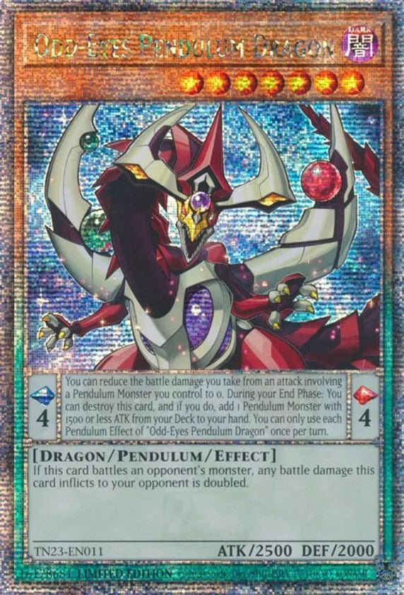 Odd-Eyes Pendulum Dragon (Quarter Century Secret Rare) (TN23-EN011) [25th Anniversary Tin: Dueling Heroes]