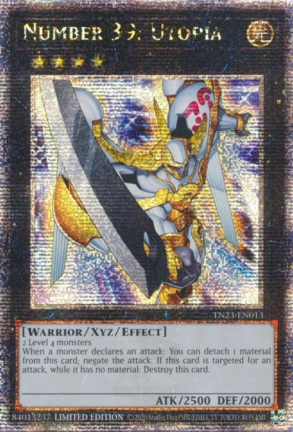 Number 39: Utopia (Quarter Century Secret Rare) (TN23-EN013) [25th Anniversary Tin: Dueling Heroes]