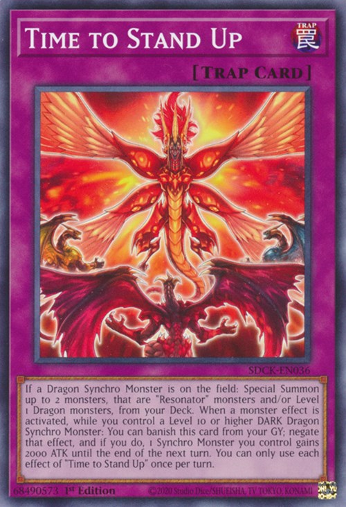 Time to Stand Up (SDCK-EN036) [Structure Deck: The Crimson King]