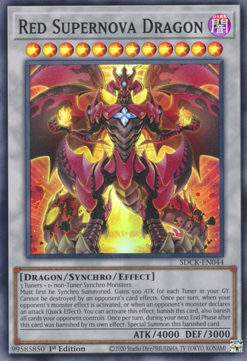 Red Supernova Dragon (SDCK-EN044) [Structure Deck: The Crimson King]