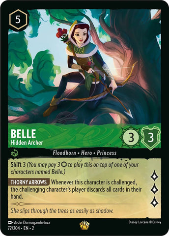 Belle - Hidden Archer (72/204) [Rise of the Floodborn]