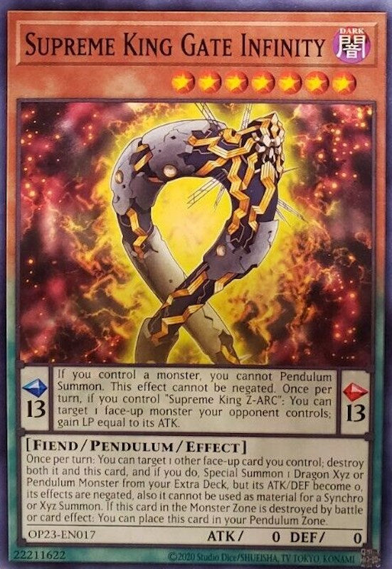 Supreme King Gate Infinity (OP23-EN017) [OTS Tournament Pack 23]