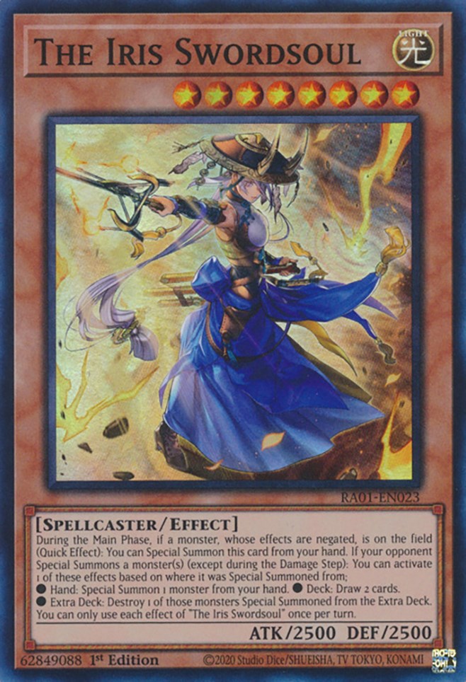 The Iris Swordsoul (RA01-EN023) [25th Anniversary Rarity Collection]
