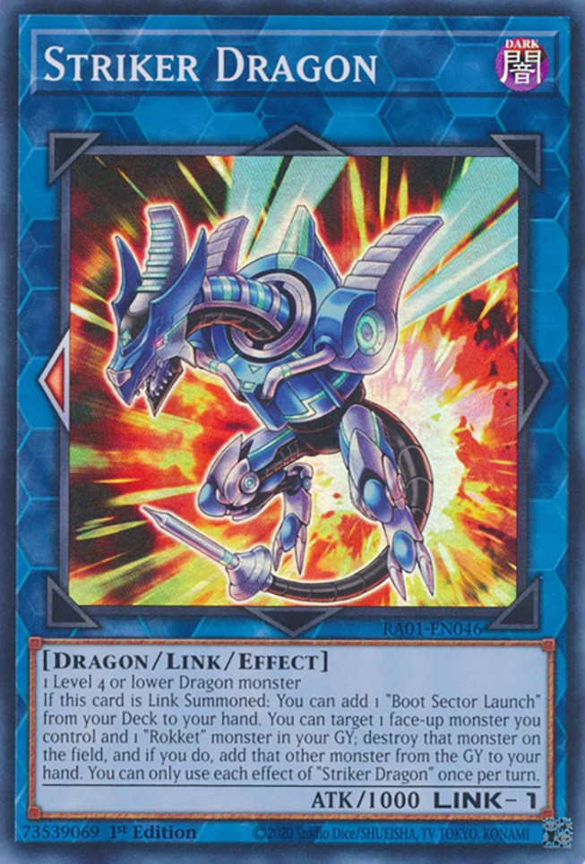 Striker Dragon (RA01-EN046) [25th Anniversary Rarity Collection]