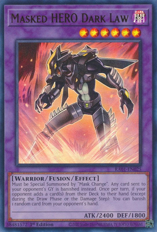 Masked HERO Dark Law (UR) (RA01-EN025) [25th Anniversary Rarity Collection]