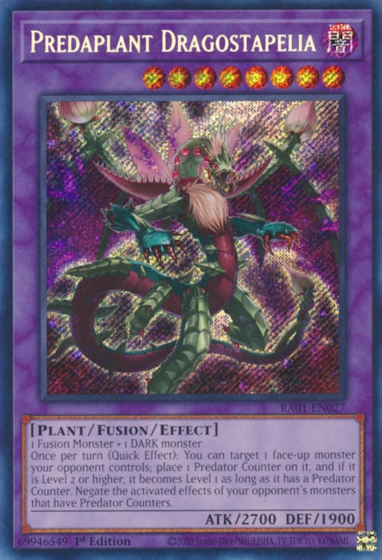 Predaplant Dragostapelia (Secret Rare) (RA01-EN027) [25th Anniversary Rarity Collection]