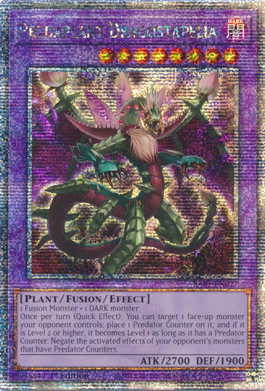 Predaplant Dragostapelia (Quarter Century Secret Rare) (RA01-EN027) [25th Anniversary Rarity Collection]