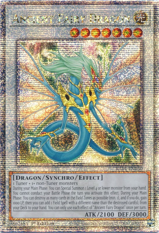 Ancient Fairy Dragon [RA01-EN030] Quarter Century Secret Rare