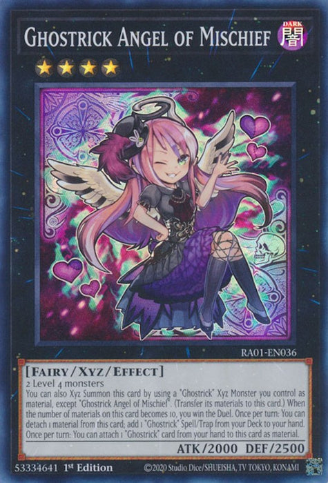 Ghostrick Angel of Mischief [RA01-EN036] Secret Rare
