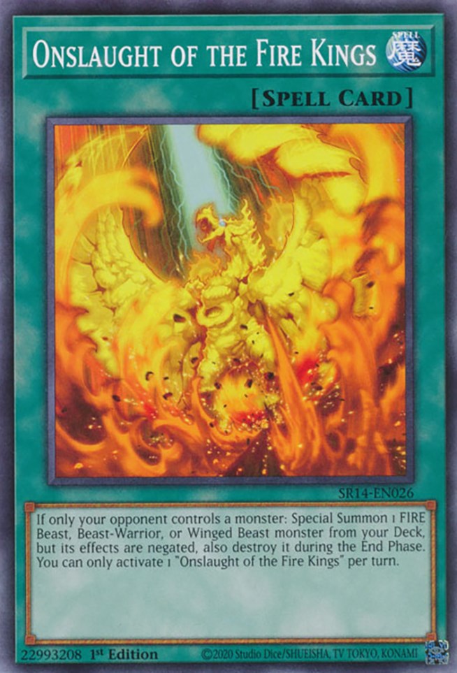 Onslaught of the Fire Kings (SR14-EN026) [Structure Deck: Fire Kings]