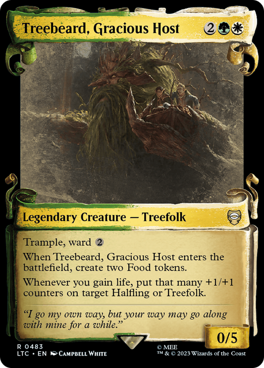 Treebeard, Gracious Host [The Lord of the Rings: Tales of Middle-Earth Commander Showcase Scrolls]