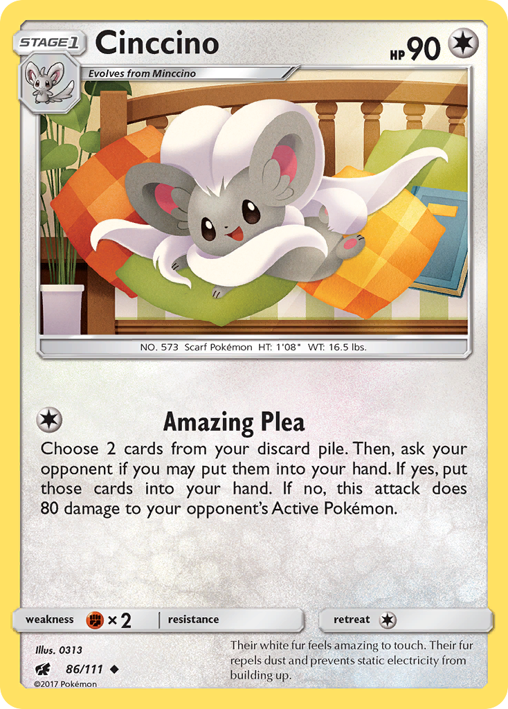 Cinccino (86/111) [SM - Crimson Invasion]
