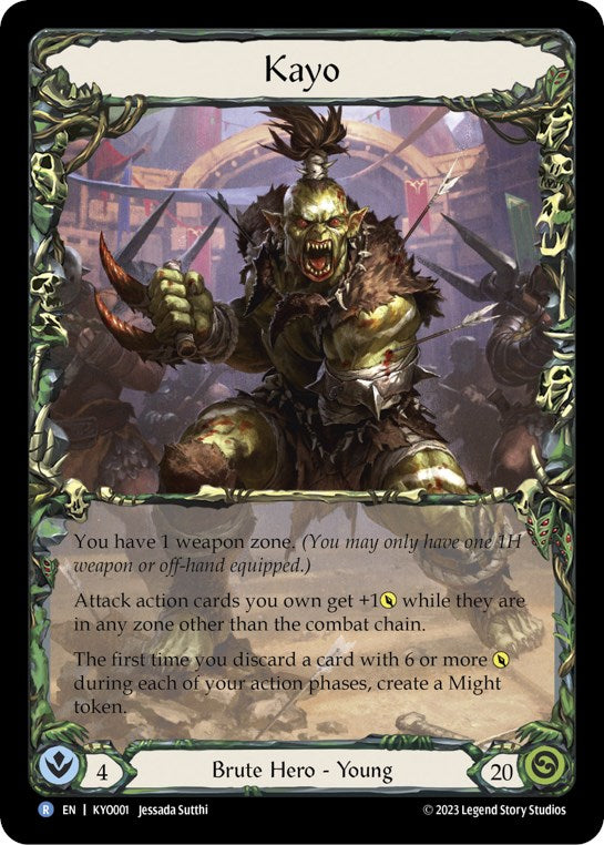 Kayo, Armed and Dangerous (KYO001) [Blitz Deck: Heavy Hitters - Kayo]