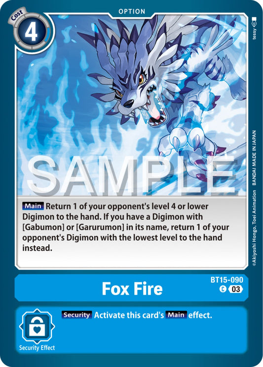 Fox Fire [BT15-090] [Exceed Apocalypse]