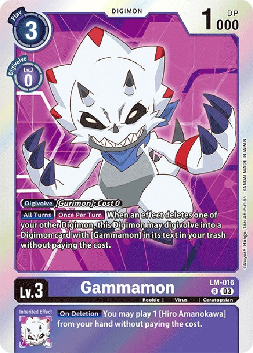 Gammamon [LM-016] (English Exclusive) [Exceed Apocalypse]