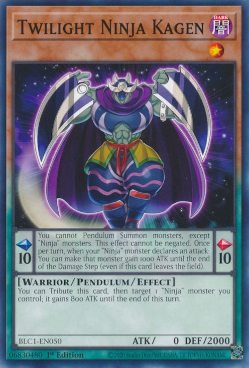 Twilight Ninja Kagen (BLC1-EN050) [Battles of Legend: Chapter 1]