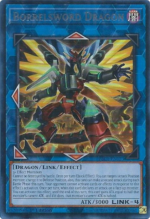 Borrelsword Dragon (Alternate Art) (Silver) [BLC1-EN023] Ultra Rare
