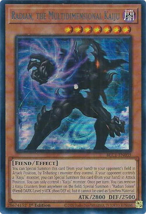 Radian, the Multidimensional Kaiju (Silver) (BLC1-EN035) [Battles of Legend: Chapter 1]