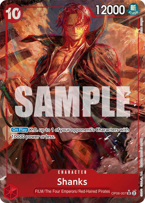 Shanks (Alternate Art) [Ultimate Deck - The Three Captains]