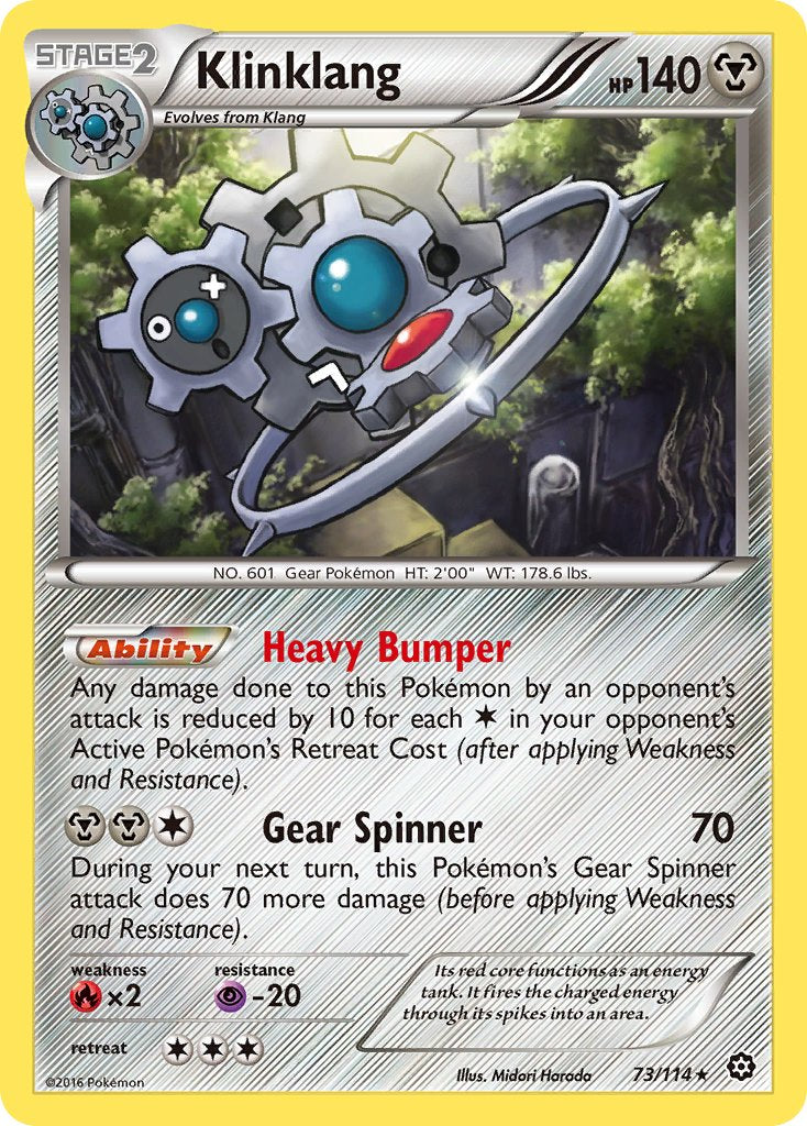 Klinklang - 73/114 (XY Steam Siege) (073/114) [Deck Exclusives]