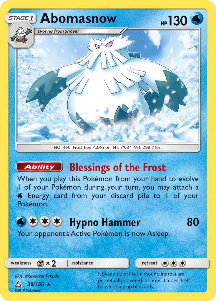 Abomasnow (38/156) [SM - Ultra Prism]