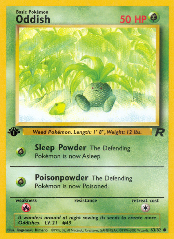 Oddish (63/82) [Team Rocket]