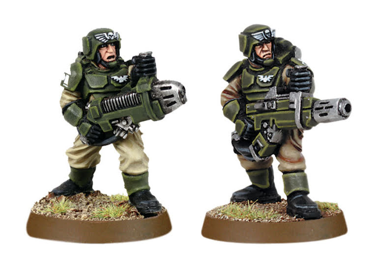 Cadian with Plasma Gun and Meltagun