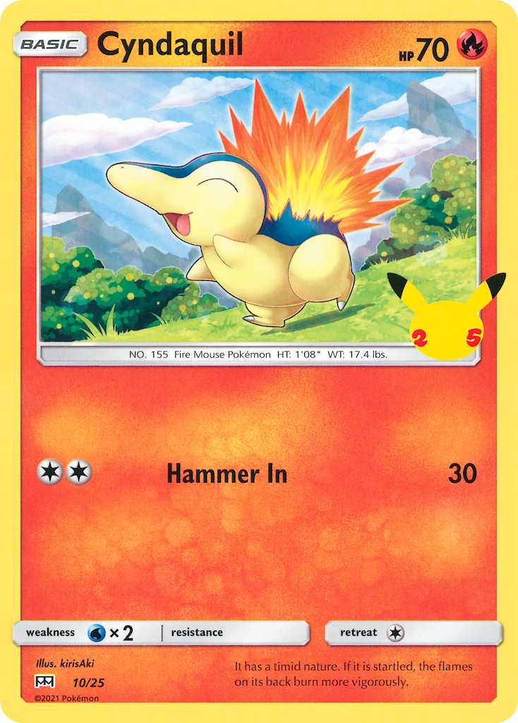 Cyndaquil (010/025) [McDonald's 25th Anniversary Promos]