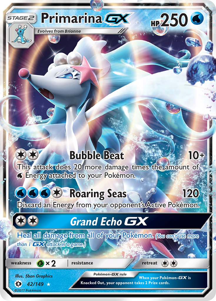 Primarina GX (42/149) [SM Base Set]