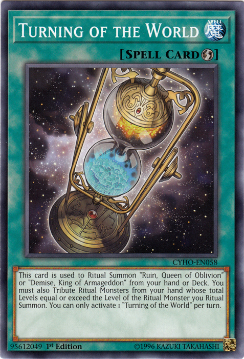 Turning of the World (CYHO-EN058) [Cybernetic Horizon]