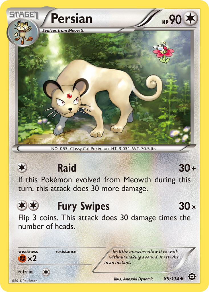 Persian (89/114) [XY - Steam Siege]