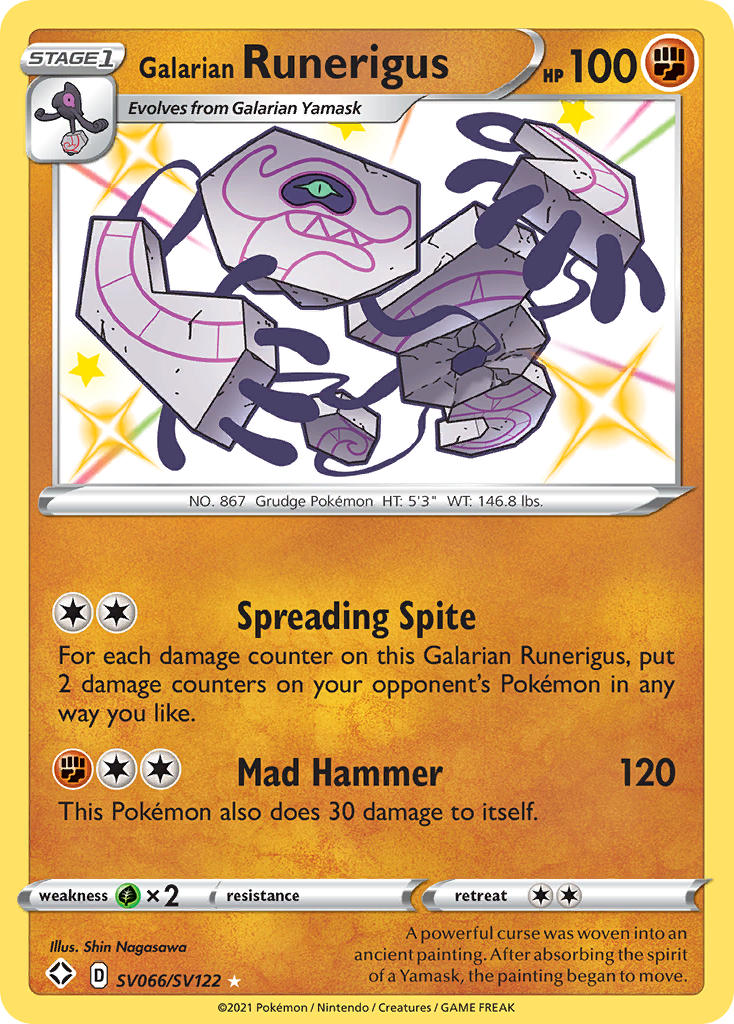 Galarian Runerigus (SV066/SV122) [Shining Fates: Shiny Vault]