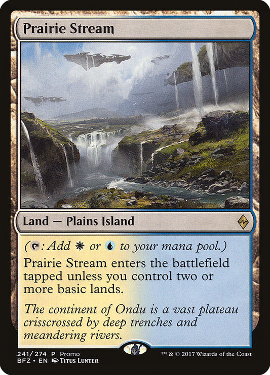 Prairie Stream (Promo) [Battle for Zendikar Promos]